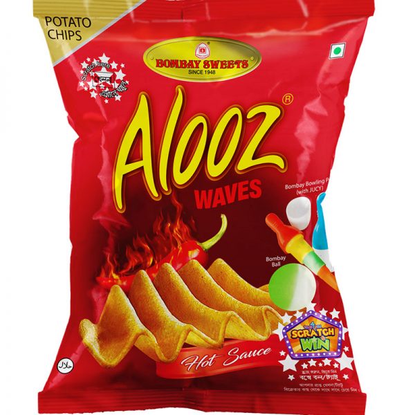 Bombay Sweets Alooz Waves Hot Sauce